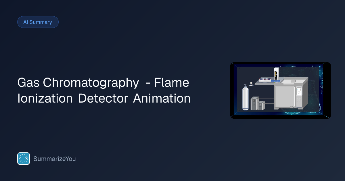 Summary of Gas Chromatography - Flame Ionization Detector Animation ...