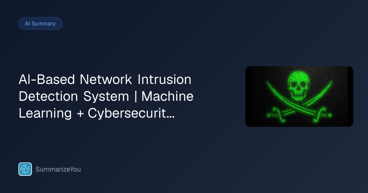 Summary of AI-Based Network Intrusion Detection System | Machine ...