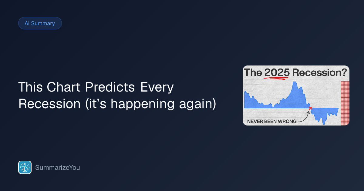 Summary of This Chart Predicts Every Recession (it’s happening again ...