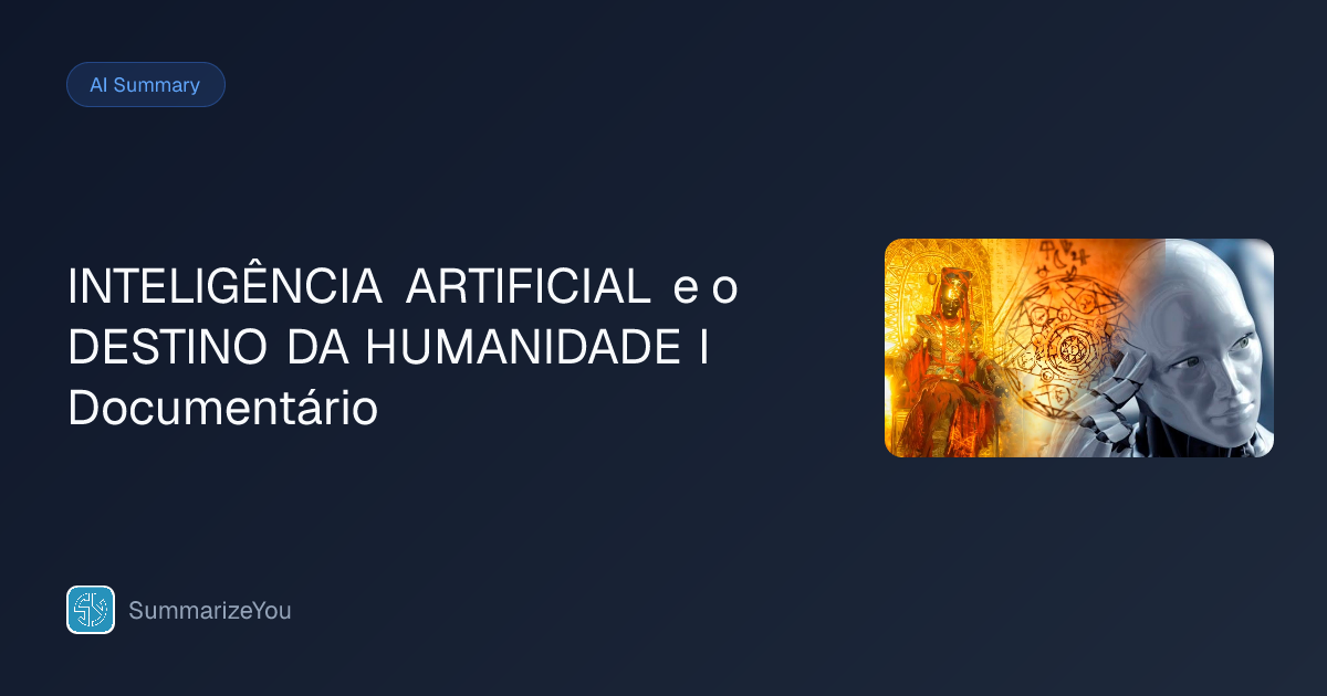 Resumo de INTELIGÊNCIA ARTIFICIAL e o DESTINO DA HUMANIDADE I ...